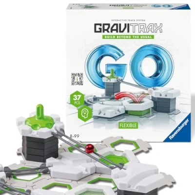 Abbildung von Ravensburger GraviTrax GO Flexible 23705 Kleines Starterset für deine Kugelbahn Murmelbahn und Konstruktionsspielzeug ab 8 Jahre