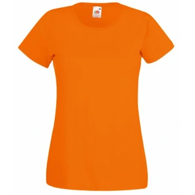 Abbildung von Fruit of the Loom Lady Fit Valueweight T Modell 2013 M,Orange