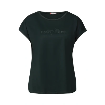 Abbildung von Street One Tshirt print, Damen, Größe: 36, Grün