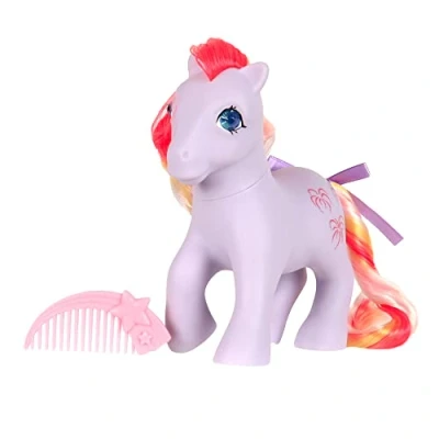 Abbildung von My Little Pony, 35293 Klassische Regenbogen Ponys Sky Rocket 20cm groß, Retro Pferde Geschenke für Mädchen, Spielzeugtierfiguren, Spielzeug Kinder ab 3 Jahren