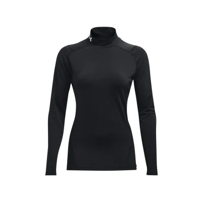 Abbildung von Under Armour Langarm HG Compression MOCK Unterhemd/shirt, Herren, Größe: Small, Schwarz