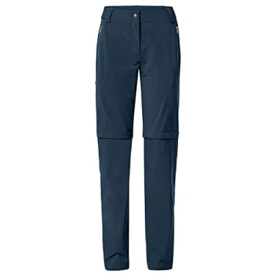Abbildung von Vaude Farley Stretch ZO TZIP II Outdoorhose, Damen, Größe: 36, Dark sea