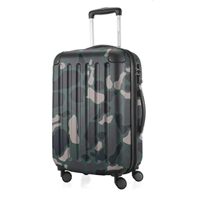 Abbildung von HAUPTSTADTKOFFER SPREE Handgepäck Hartschalen Koffer Trolley Rollkoffer Reisekoffer, 4 Doppel Rollen, 55 cm, 42 L, Camouflage