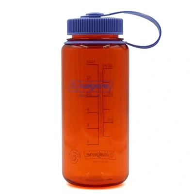Abbildung von Nalgene Wasserflasche Leichte Sustain Tritan BPA freie, bruchsichere Flasche für Rucksackreisen, Wandern, Fitnessstudio, 473 ml, breite Öffnung, Marmelade Orange, 16 oz