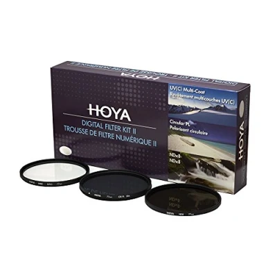 Abbildung von Hoya Digital Filter Kit (58mm) inkl Cirkular Polfilter/ND (NDx8)/HMC C, UV