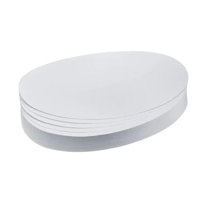 Abbildung von FRANKEN Moderationskarten Oval, 190 x 110 mm, 500 Stück, weiß, UMZ 1119 09