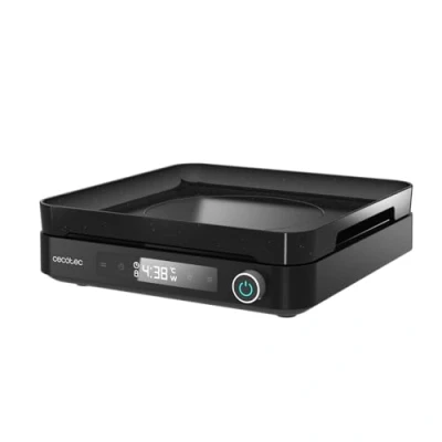 Abbildung von Cecotec Digitales Induktionskochfeld mit Full Magma Grill Zubehör. 2000W, 10 Leistungsstufen, Sicherheitsglas, Touch Steuerung, Programmierbar, Einstellbare Temperatur, Elegantes Design