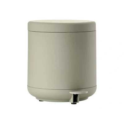 Abbildung von Zone Denmark Ume Mülleimer Bad, Kosmetikeimer, Treteimer mit Deckel fürs Badezimmer, herausnehmbarem Inneneimer und Soft Close, Durchm. 19,5 cm, Höhe 22 4 Liter, Eucalyptus