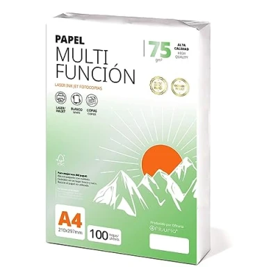 Abbildung von Ofituria Kopierpapier, DIN A4, 75 g/m2, 100 Blatt, Mehrzweckpapier für Laser und Tintenstrahldrucker, Kopierer, Bürobedarf, Schulbedarf, Packung zu g