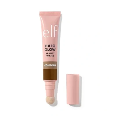 Abbildung von e.l.f. Halo Glow Contour Beauty Wand, Flüssiger Konturenstab Für Einen Natürlich Geformten Look, Aufbaubare Formel, Vegan &amp; Tierversuchsfrei, Medium/Tan, 10 ml