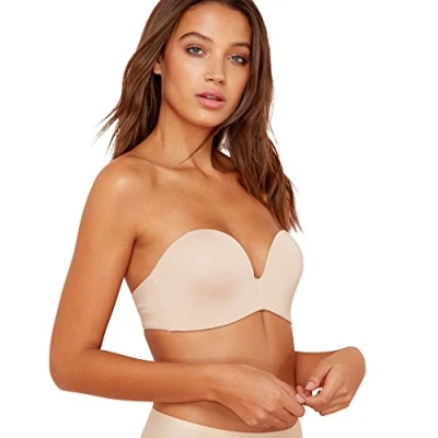 Abbildung von Wonderbra trägerloser/variabler BH, Damen, Größe: 70D, Skin