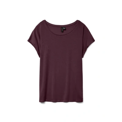 Abbildung von Vero Moda Vmava Tshirt basic, Damen, Größe: XS, Winetasting