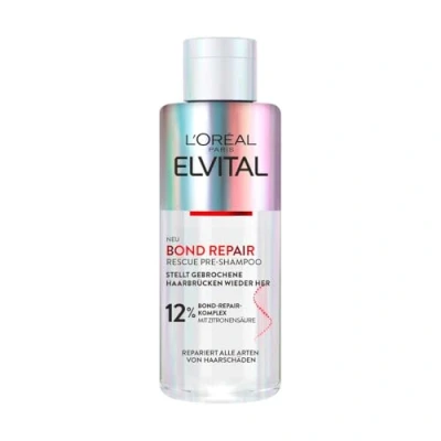 Abbildung von L&#039;Oréal Paris Elvital Bond Repair Rescue Pre Shampoo, pflegende Aufbaukur zur Haarreparatur, gegen Haarschäden, für weniger Haarbruch und mehr Glanz, mit Komplex Zitronensäure, 200ml