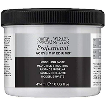 Abbildung von Winsor &amp; Newton 3050917 Modellierpaste, Strukturmittel für Acrylfarben 474ml Topf