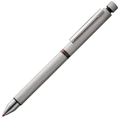 Abbildung von LAMY cp 1tri pen Multifunktionsschreibgerät 759 Mehrsystemschreiber aus Edelstahl, strichmattiert Mit Kugelschreiber Mine M 21 schwarz und Druckbleistift 41 (0,5) HB