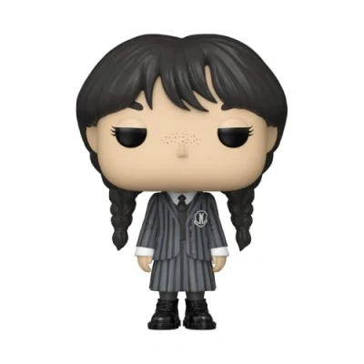 Abbildung von Funko Pop! TV: Wednesday Addams Vinyl Sammelfigur Geschenkidee Offizielle Handelswaren Spielzeug Für Kinder und Erwachsene TV Fans Modellfigur Sammler Display