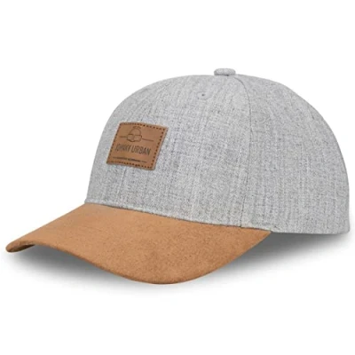 Abbildung von Johnny Urban Cap Herren &amp; Damen Grau Braun Dean Basecap Kappe für Männer Frauen Stylische Snapback Caps Größenverstellbar