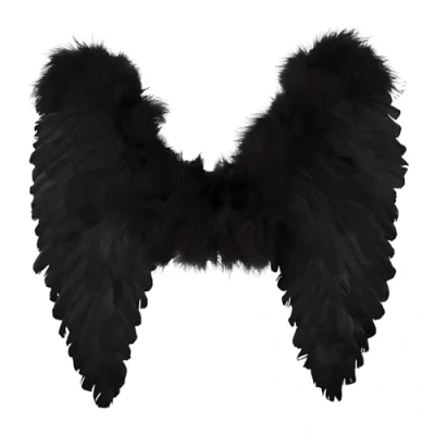 Abbildung von Boland Federflügel Engel, Größe 50 x cm, Amor, himmlischer Bote, Accessoire, Christkind, Kostüm, Mottoparty, Karneval