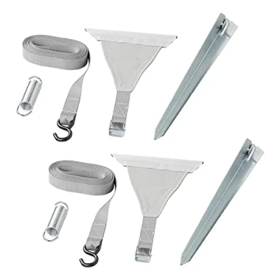 Abbildung von ProPlus 361729 Abspannset Abspannband Set 2x4,8M mit Kederbefestigung für Markisenschiene