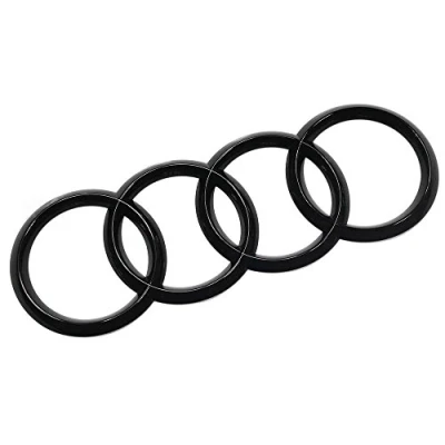 Abbildung von Audi 8W9071802 Zeichen Ringe Black Edition Emblem Blackline Logo schwarz