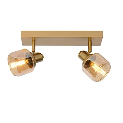 Abbildung von Deckenstrahler Bjorn, zweiflammig, gold/messing