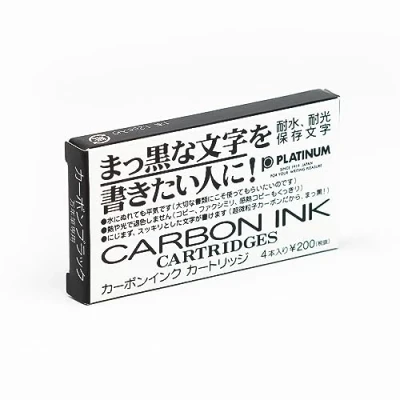 Abbildung von Platinum Carbon Tintenpatronen, Schwarz, 4 Stück (1er Pack)