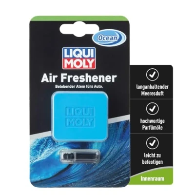 Abbildung von LIQUI MOLY Air Freshener Ocean, Art. Nr. 21833 I 1x Auto Duft Innenraum zur Befestigung am Lüftungsgitter Lufterfrischer mit hochwertigen Parfümölen und langanhaltendendem Ocean