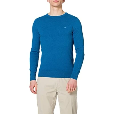 Abbildung von TOM TAILOR Herren Basic Strickpullover mit Crewneck