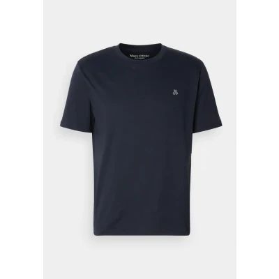Abbildung von Marc O&#039;Polo Short Sleeve LOGO Tshirt basic, Herren, Größe: Small, Dark night