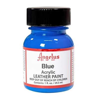 Abbildung von Angelus Unisex Erwachsene Acrylic Lederfarbe, Blau, 29.5 ml (1er Pack)