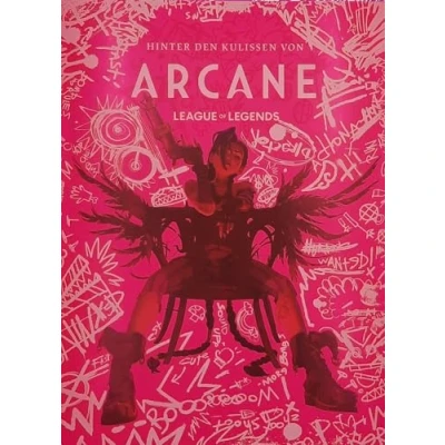 Abbildung von Hinter den Kulissen von Arcane: Buch zur Netflix Animationsserie Arcane, die auf dem Videogame League of Legends basiert