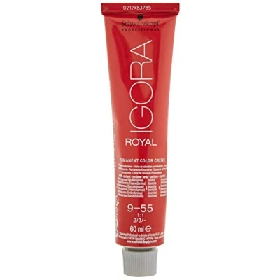 Abbildung von Schwarzkopf IGORA Royal Premium Haarfarbe 9 55 hellblond gold extra, 1er Pack (1 x 60 g)