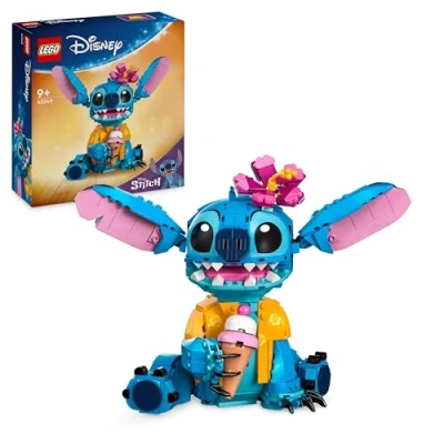 Abbildung von Lego ǀ Disney Stitch, BAU und Spielset für Kinder, Figur mit Eiswaffel, Spielzeug, kreatives Set zum Bauen, Geschenk Jungen alle Fans der Kinoerfolgs Lilo &amp; Stitch 43249