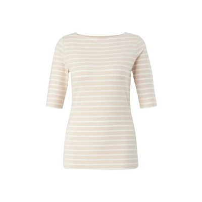 Abbildung von comma Tshirt print, Damen, Größe: 46, Beige