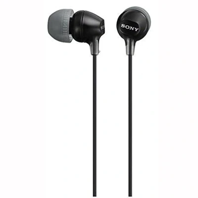 Abbildung von Sony MDR EX15LPB geschlossene In Ear Kopfhörer schwarz