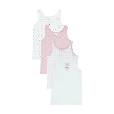 Abbildung von Chicco 4 Pieces Unterhemd/shirt für Kinder, Größe: 92, White