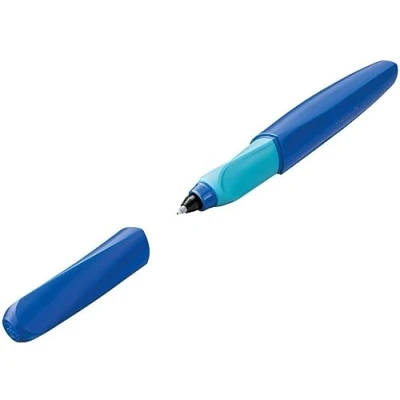 Abbildung von Pelikan 814782 Tintenroller Twist, Deep blue, inklusive 2 Rollerpatronen, 1 Stück