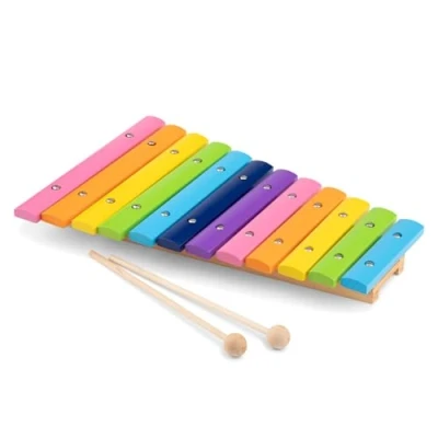 Abbildung von New Classic Toys 10236 Musikinstrument Xylophon 12 Töne Bunt