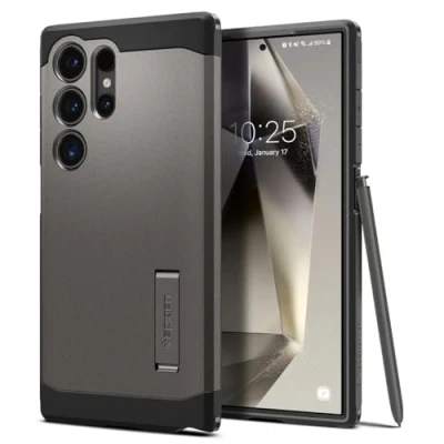 Abbildung von Spigen Tough Armor Hülle Kompatibel mit Samsung Galaxy S24 Ultra Gunmetal