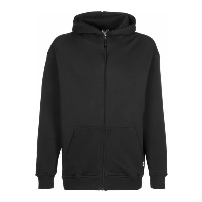 Abbildung von Urban Classics Organic FULL ZIP Hoodie Sweatjacke, Herren, Größe: Medium, Black