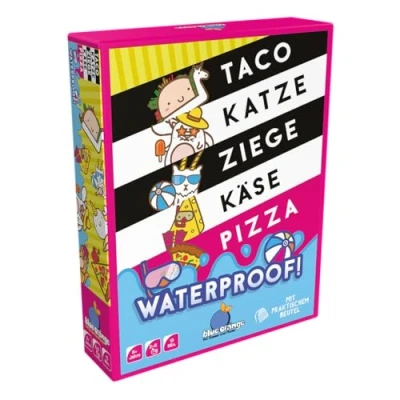 Abbildung von Blue Orange, Taco Katze Ziege Käse Pizza Waterproof, Partyspiel, Kartenspiel, 2 8 Spieler, ab 8+ Jahren, 10 Minuten, Deutsch