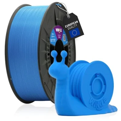 Abbildung von WINKLE PLA HD Filament, Himmelblau, 3D Drucker 2,85 mm, 1 kg, Blau, kompatibel mit allen Druckern, Maßgenauigkeit, Spule kg