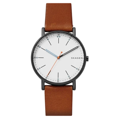 Abbildung von Skagen Signatur Uhr, Herren, Größe: One Size, Braun