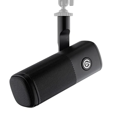 Abbildung von Elgato Wave DX Dynamisches XLR Mikro, nierenförmige Richtcharakteristik, unterdrückt Hintergrundgeräusche, Podcasting, Streaming, Broadcasting, kein Booster nötig, für jede Schnittstelle, Mac/PC