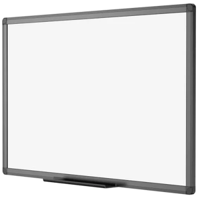 Abbildung von VIZ PRO Magnetisches Whiteboard trocken abwischbar 90 x 60 cm A1 abwischbares mit schwarzem Aluminiumrahmen und Stifthalter