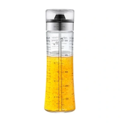 Abbildung von SILBERTHAL Dressingshaker aus Glas mit Rezepten 500 ml Spülmaschinenfest Neuer Deckel &amp; Neue Rezepte