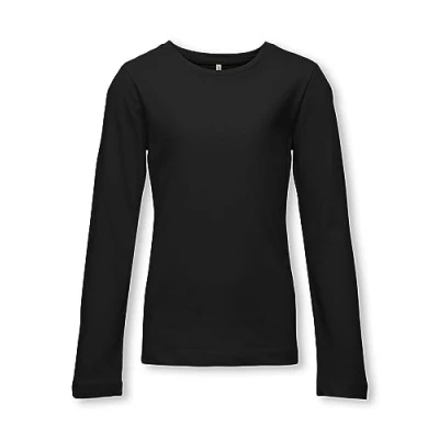 Abbildung von Only Mädchen Kognew L/S Tee Jrs Noos Langarmshirt, Schwarz, 122 128 EU