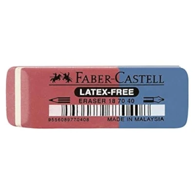Abbildung von Faber Castell 187040 Radierer Latex free, Tinte/Blei, 7070 40
