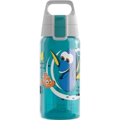 Abbildung von SIGG Trinkflasche Kinder Viva One Disney Findet Nemo Dory Für Kohlensäurehaltige Getränke Geeignet Auslaufsicher Spülmaschinenfest BPA frei Sport &amp; Schule Blau 0,5L