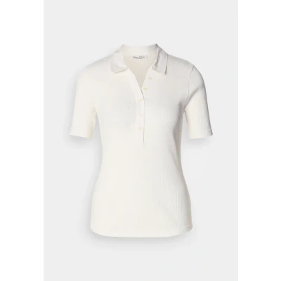Abbildung von Marc O&#039;Polo Short Sleeve Poloshirt, Damen, Größe: Small, White